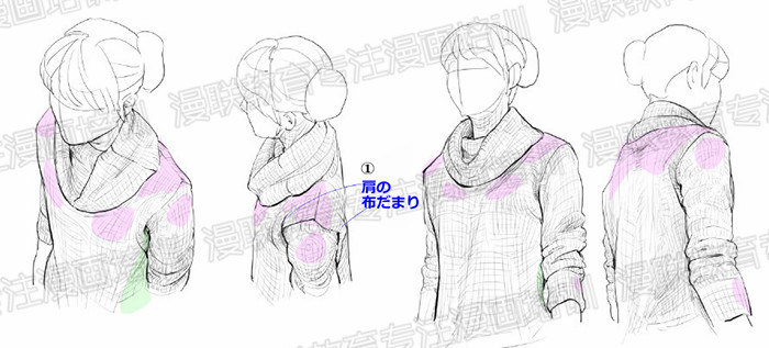 漫画服装褶皱绘制教程!漫画服装如何绘制出立体感?