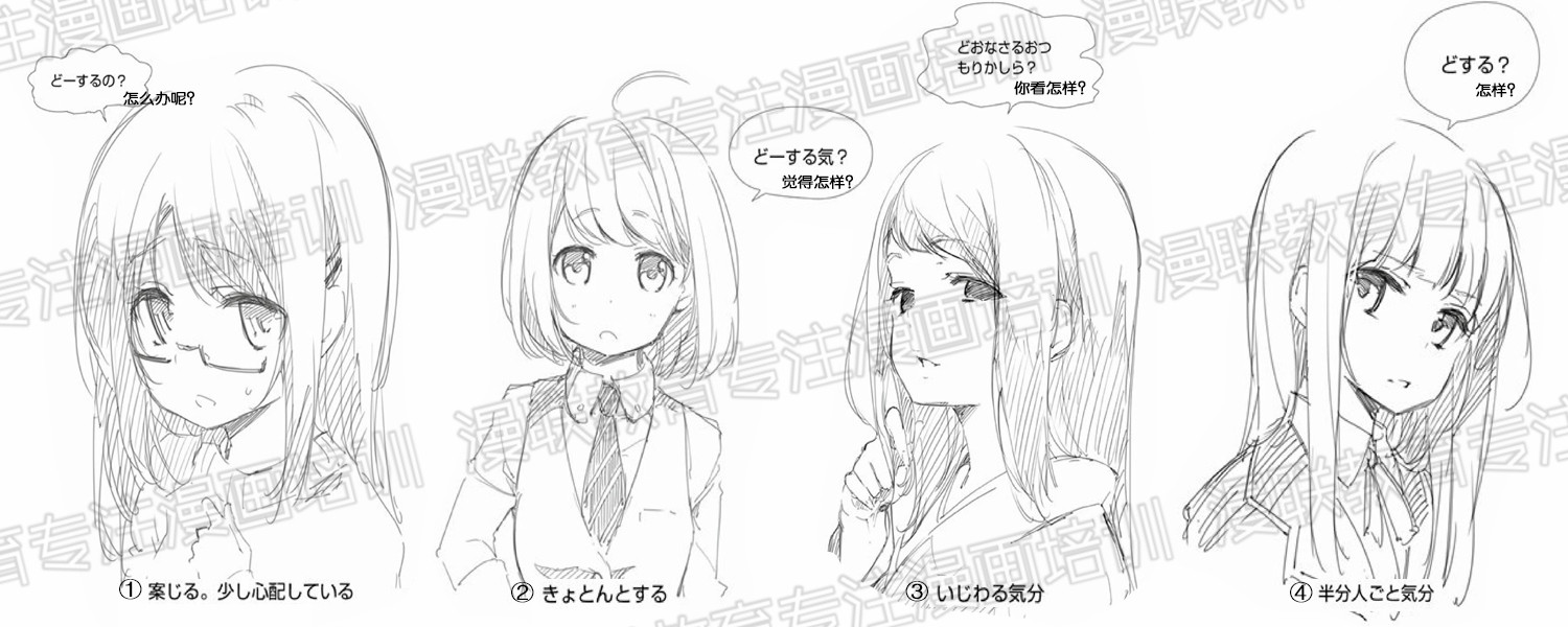 绘制漫画角色的技巧?用对话框和姿势表现角色心情!