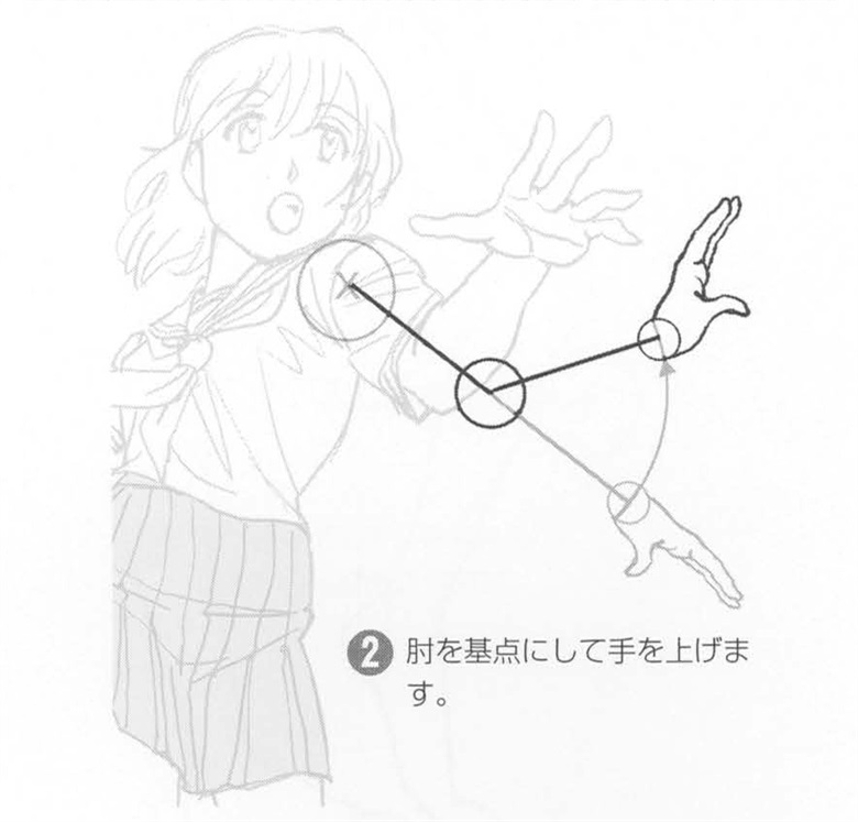 【基础】手臂胳膊的绘制技巧方法的范例！