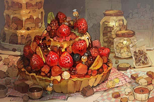 看见这些美食真的不饿吗？