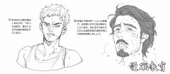 「教程」漫画人物表情日常应用画法 part 13 酷热和寒冷环境下的表情变化