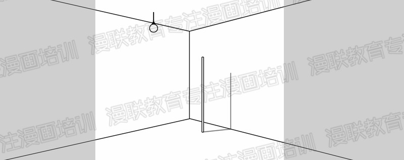 漫画初学者必备技能!利用透视图法绘制阴影