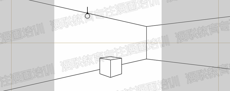 漫画初学者必备技能!利用透视图法绘制阴影