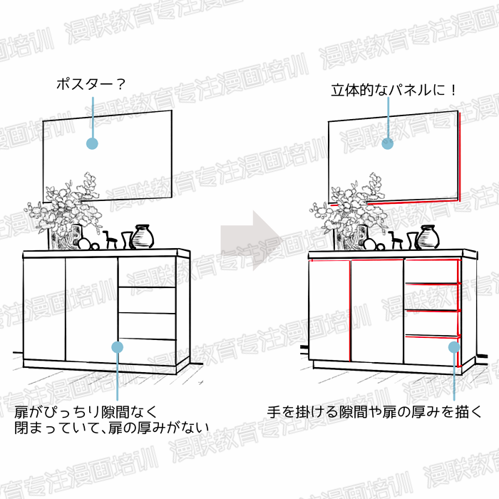 如何绘制具有真实感的室内漫画背景?(后篇)