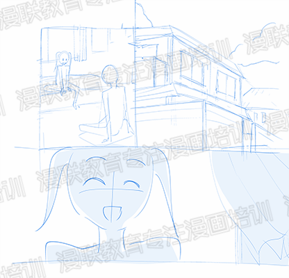 漫画师必修课!容易传达感情的漫画分镜构图画法!