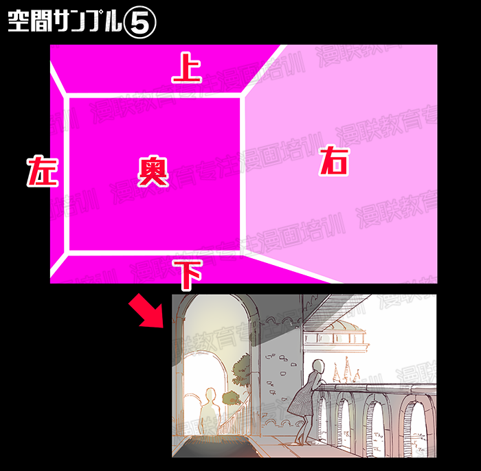 绘制漫画背景不懂透视?没关系!从空间入手创造背景