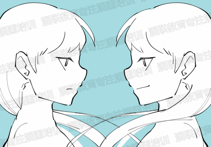 漫画培训时一个画面如何分配多个角色?多角色的构图方法!
