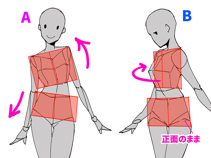 如何使用面来绘制好看的姿势呢?