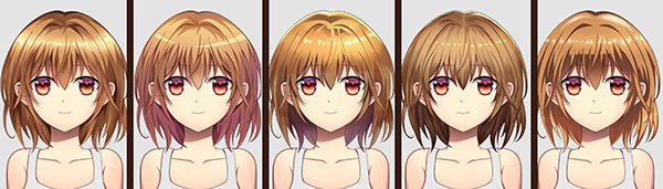 美少女头发的上色方法！