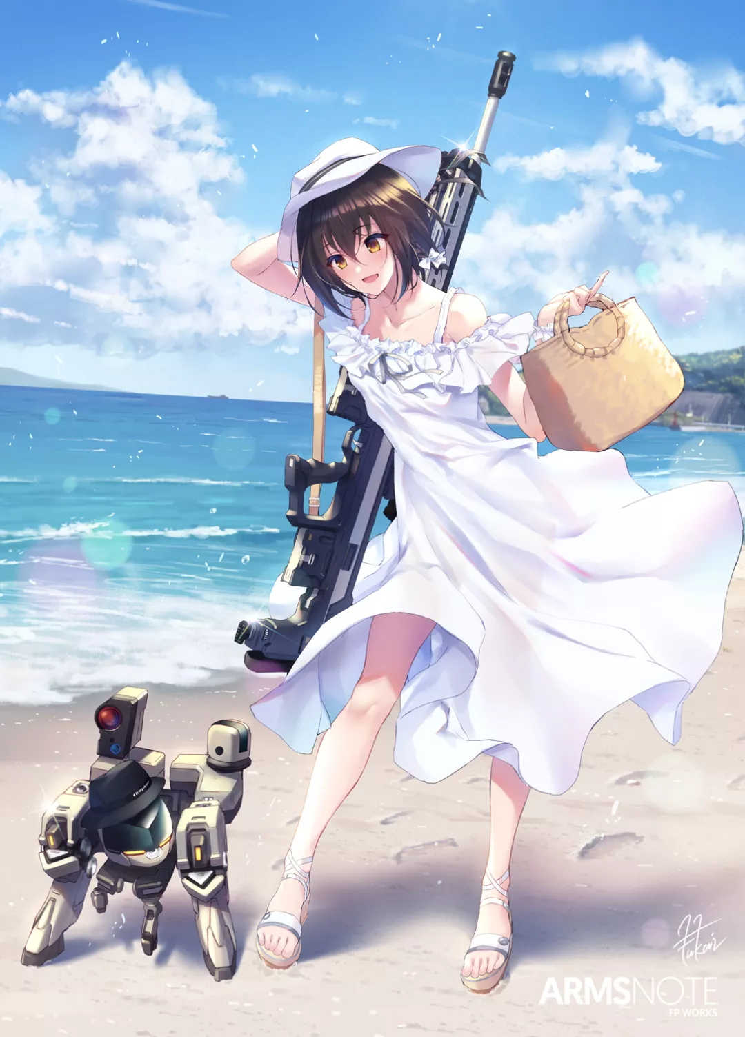 【画师推荐】武器与少女-日本画师深井涼介的插画作品