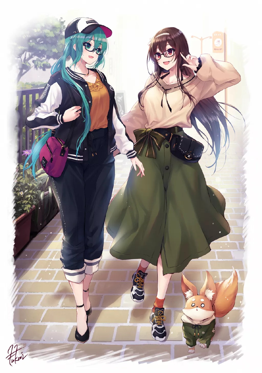 【画师推荐】武器与少女-日本画师深井涼介的插画作品