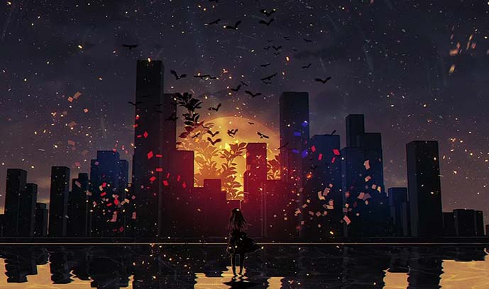 【画师推荐】韩国画师reinforced的风景作品欣赏