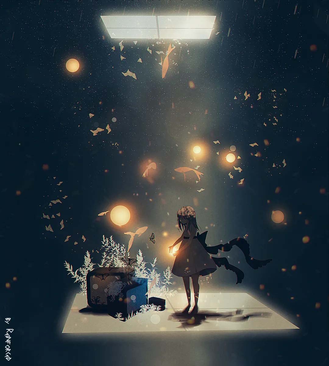 【画师推荐】韩国画师reinforced的风景作品欣赏