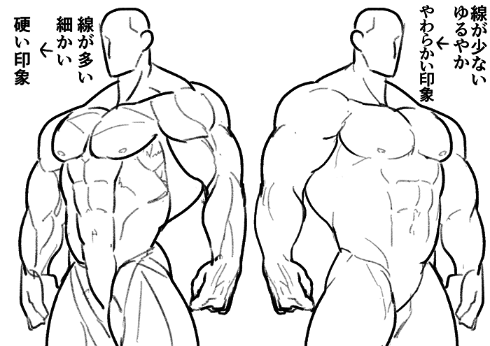 肌肉绘制的关键技巧!