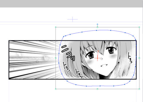 漫画中用图形工具绘制效果线!