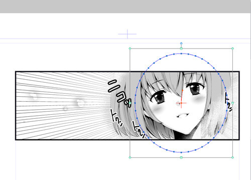 漫画中用图形工具绘制效果线!