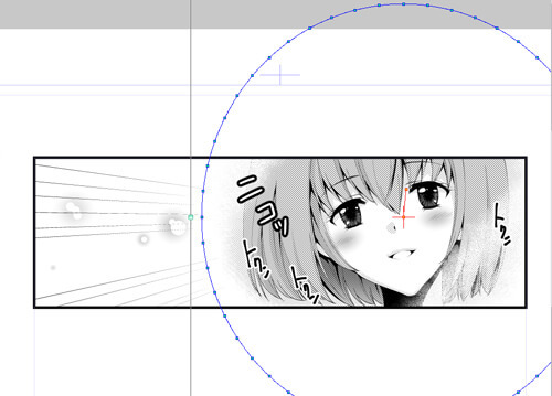 漫画中用图形工具绘制效果线!