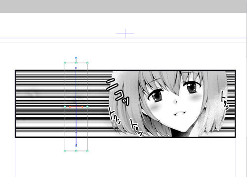 漫画中用图形工具绘制效果线!