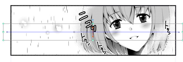 漫画中用图形工具绘制效果线!