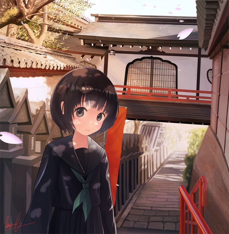 【画师推荐】日本画师banishment的风景作品欣赏