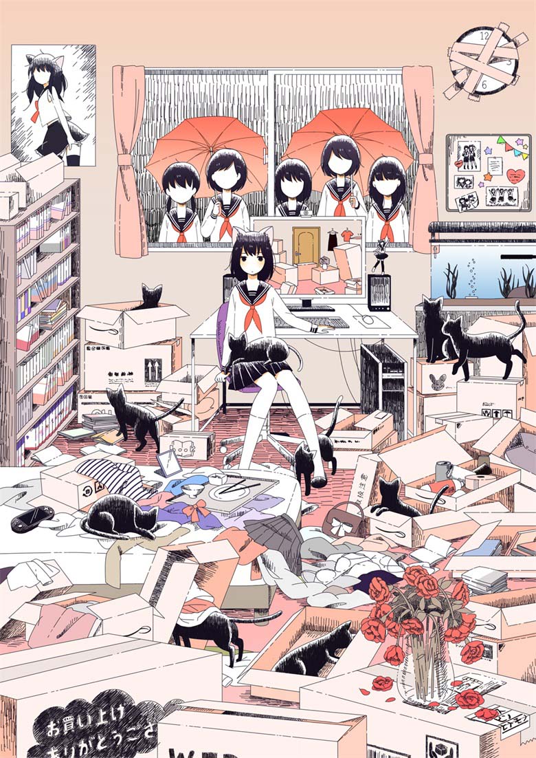 【画师推荐】日本画师佐藤おどり的作品欣赏