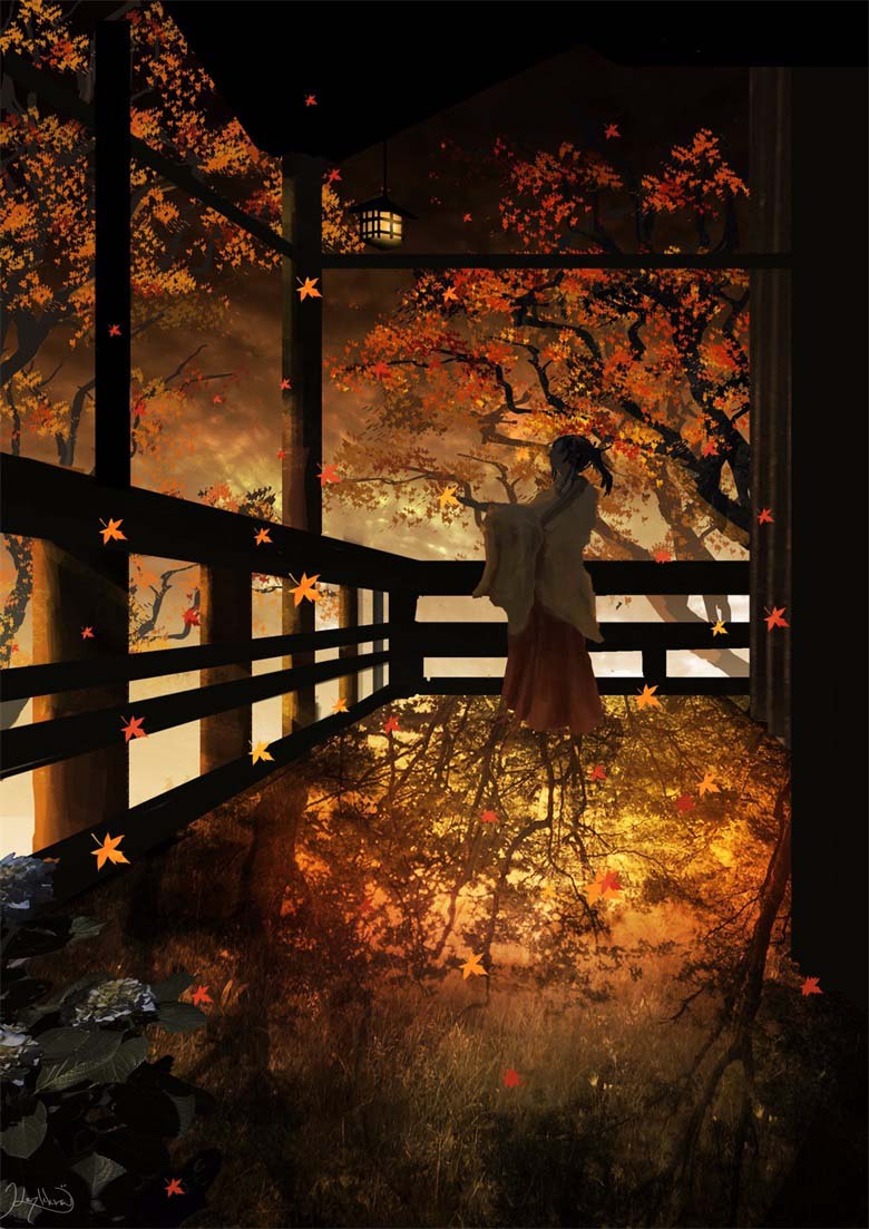【画师推荐】日本画师鍵倉的风景作品欣赏