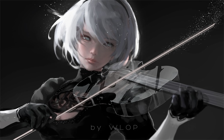 【画师推荐】中国画师wlop的作品欣赏