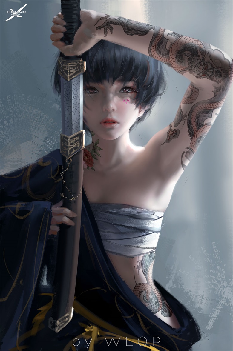 【画师推荐】中国画师wlop的作品欣赏