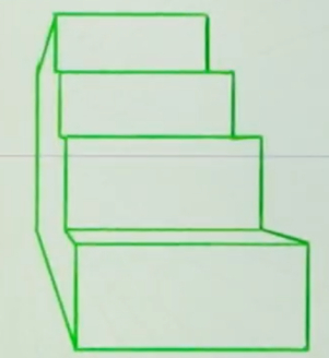 使用一点透视来绘制漫画楼梯！