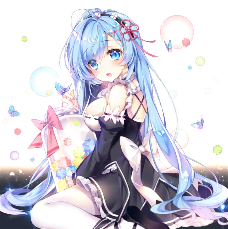 【画师推荐】画师Pingo的长发雷姆作品欣赏