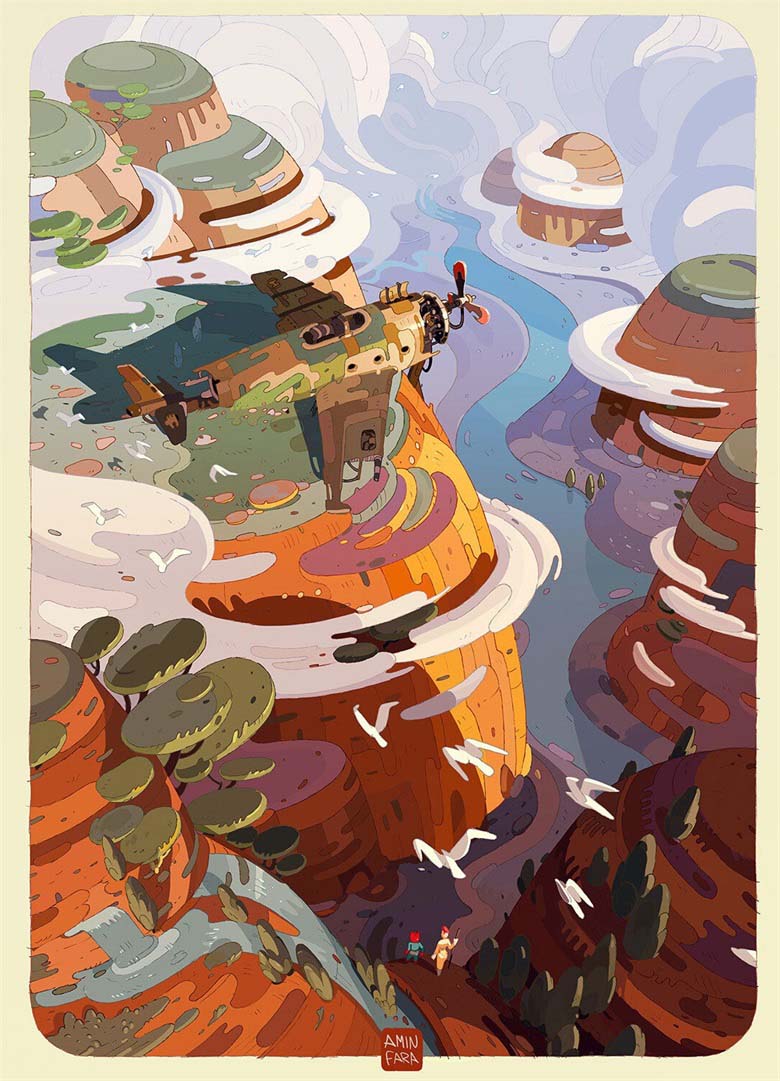 【画师推荐】插画师Amin Faramarzian的作品欣赏