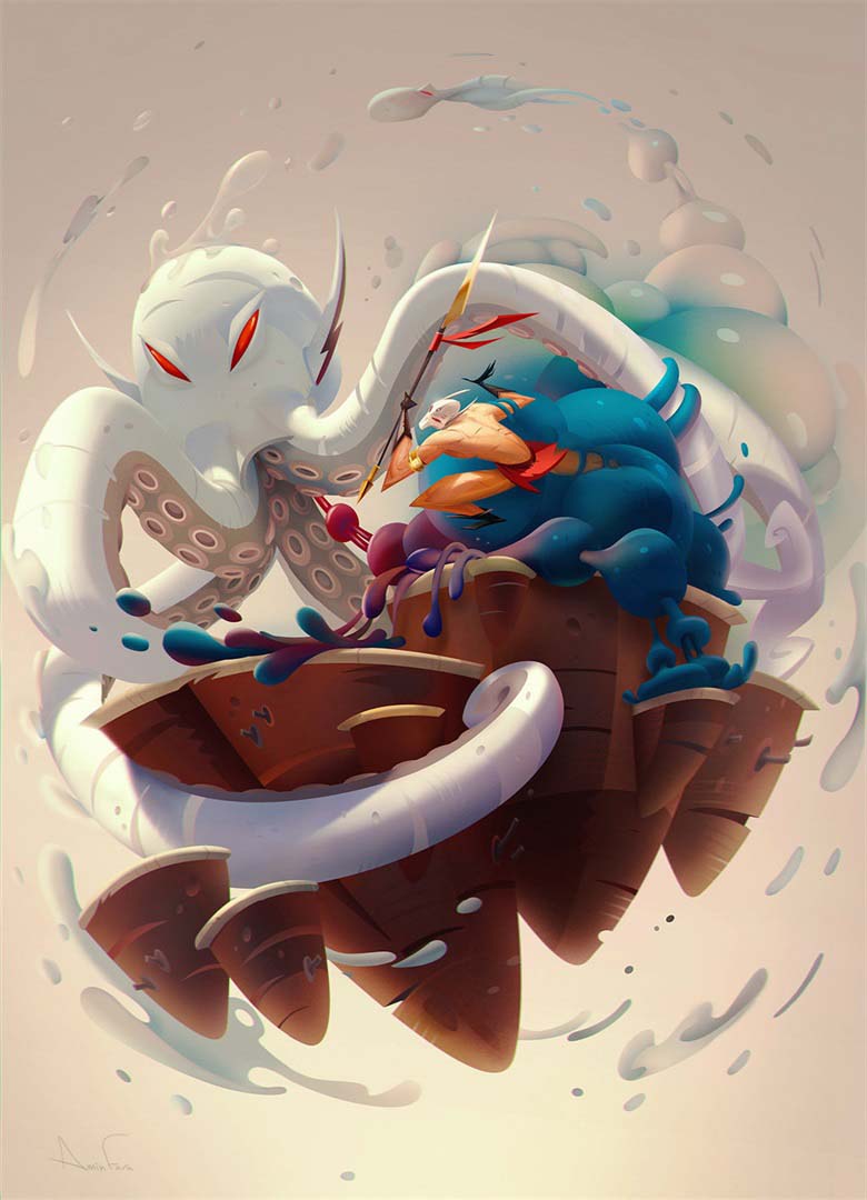 【画师推荐】插画师Amin Faramarzian的作品欣赏