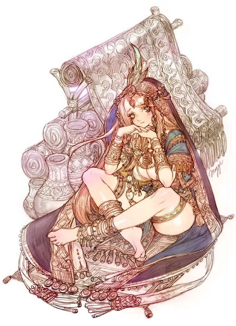 【画师推荐】韩国的插画师MAGGI的作品欣赏