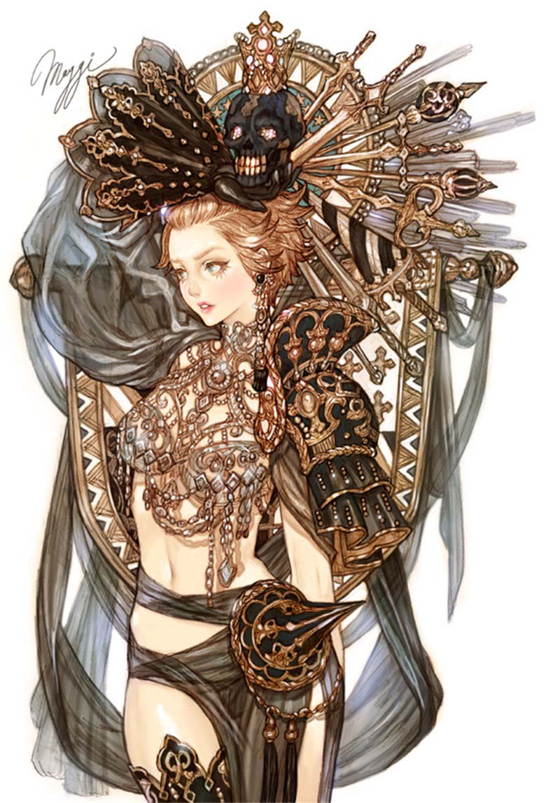 【画师推荐】韩国的插画师MAGGI的作品欣赏