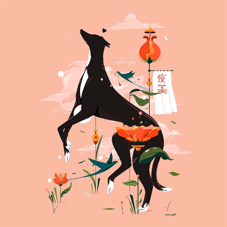 【画师推荐】插画师Nuria Boj的作品分享