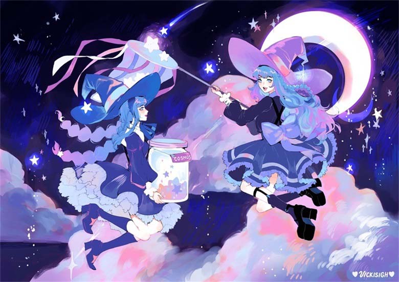 【画师推荐】人物插画艺术家vickisigh的作品欣赏