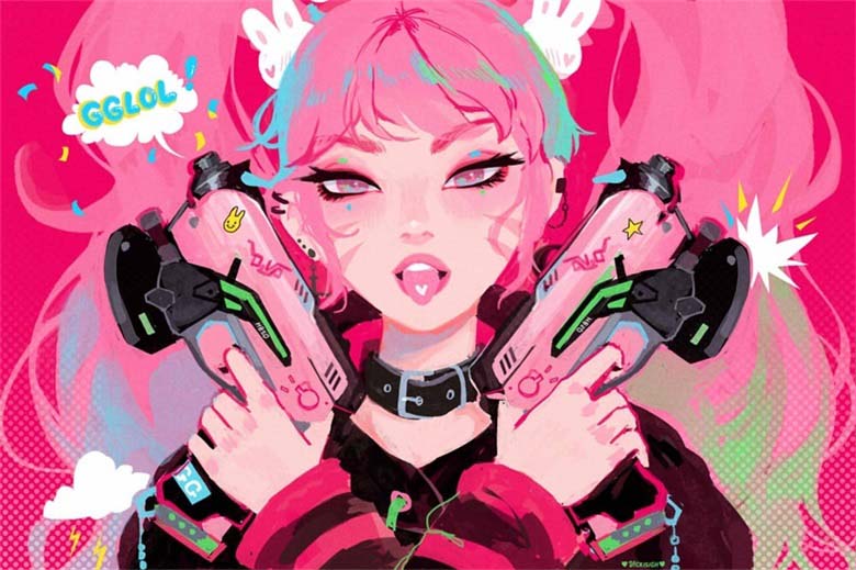 【画师推荐】人物插画艺术家vickisigh的作品欣赏
