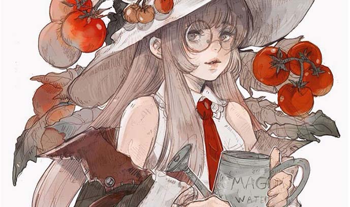 【画师推荐】自由职业艺术家Hamidah Hamadah的作品分享
