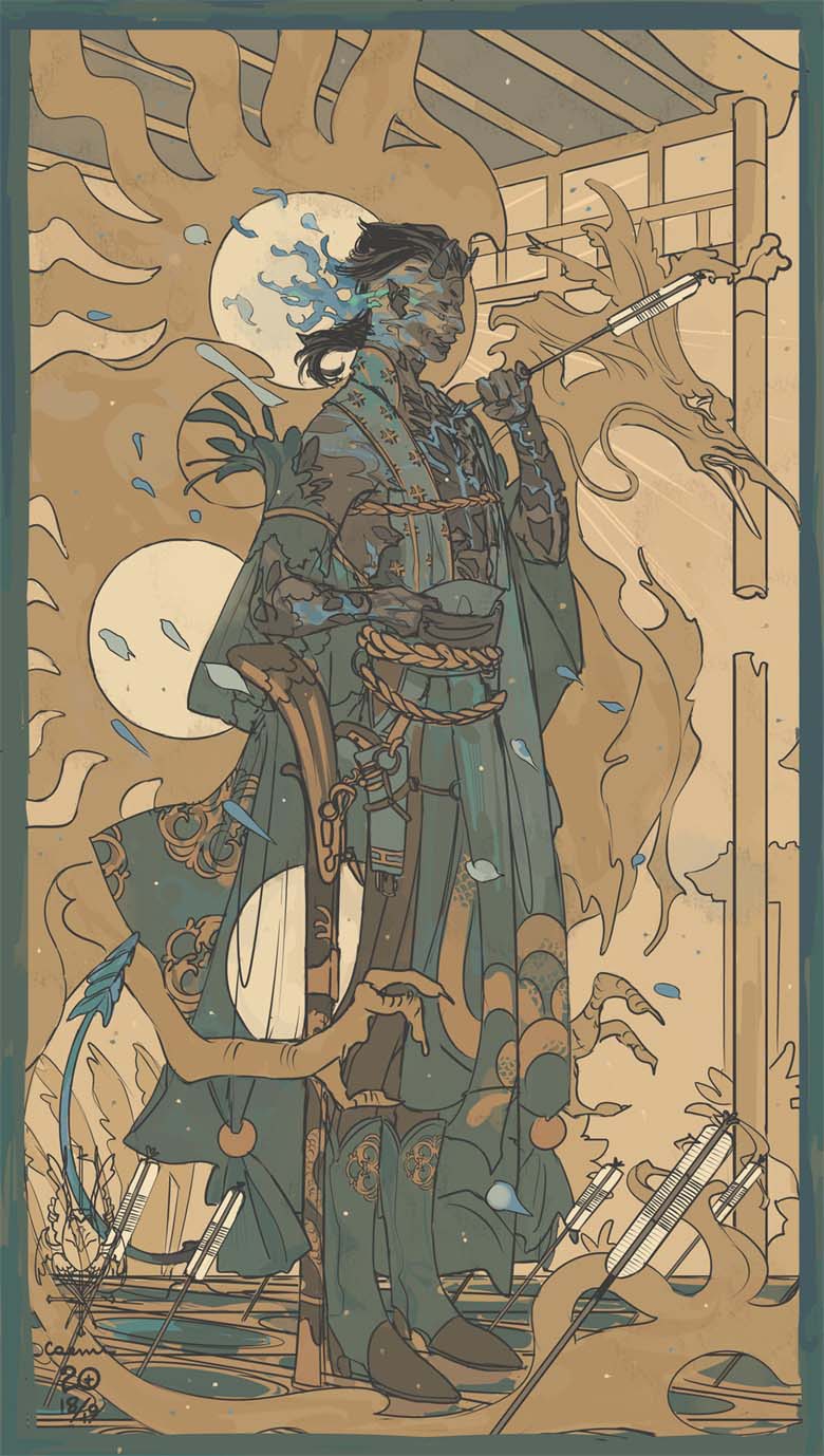 【画师推荐】意大利的人物角色设计师caemidraws的作品分享