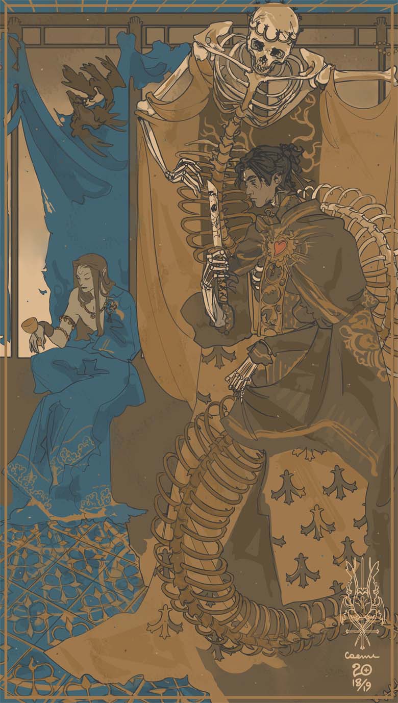 【画师推荐】意大利的人物角色设计师caemidraws的作品分享
