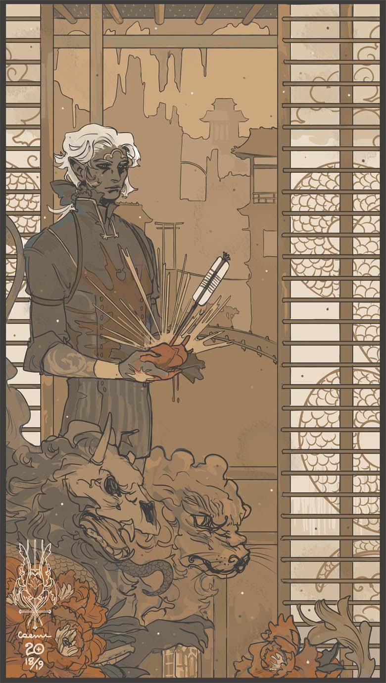 【画师推荐】意大利的人物角色设计师caemidraws的作品分享