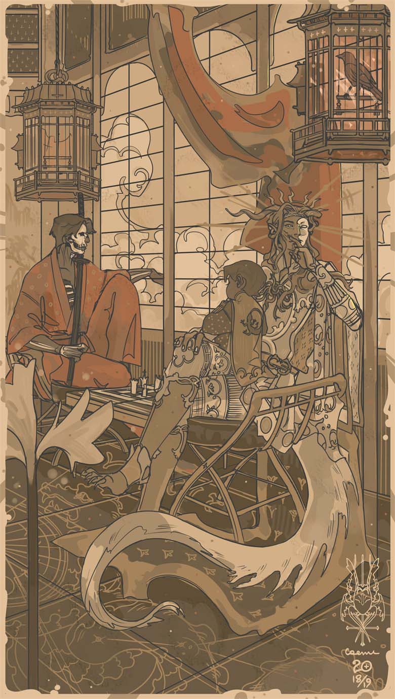 【画师推荐】意大利的人物角色设计师caemidraws的作品分享