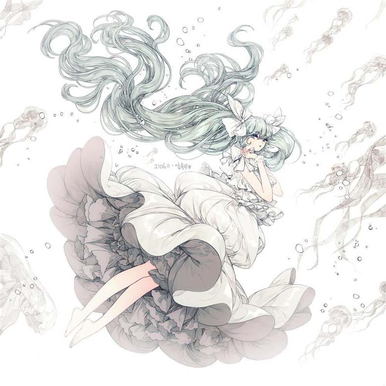 【画师推荐】韩国的手绘漫画家양흑미的作品欣赏