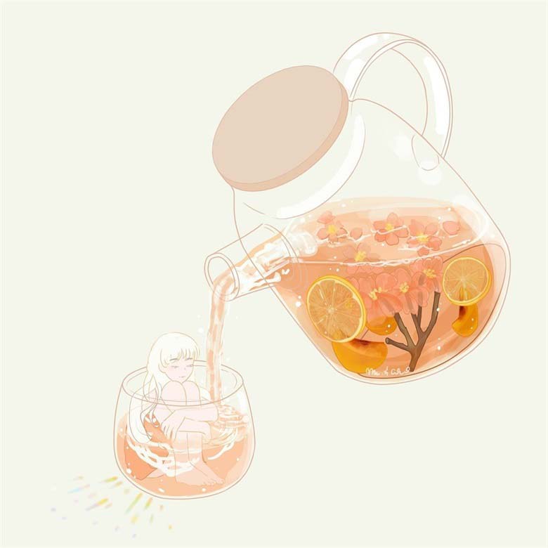 【画师推荐】漫画艺术家、创意插画师Mu.andcoco的作品欣赏