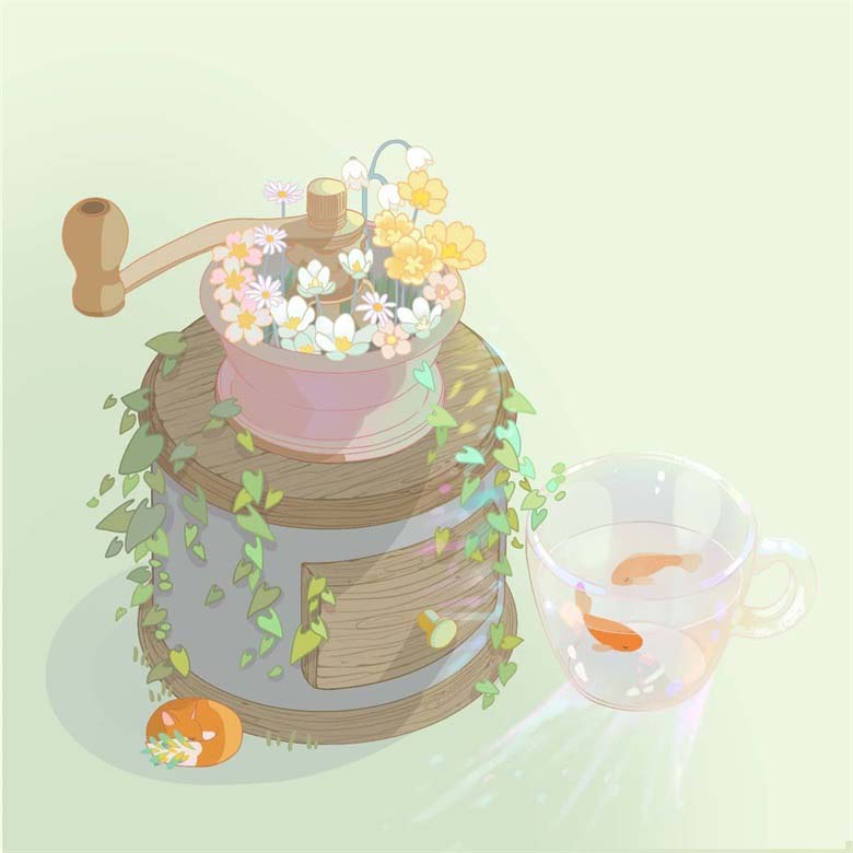 【画师推荐】漫画艺术家、创意插画师Mu.andcoco的作品欣赏