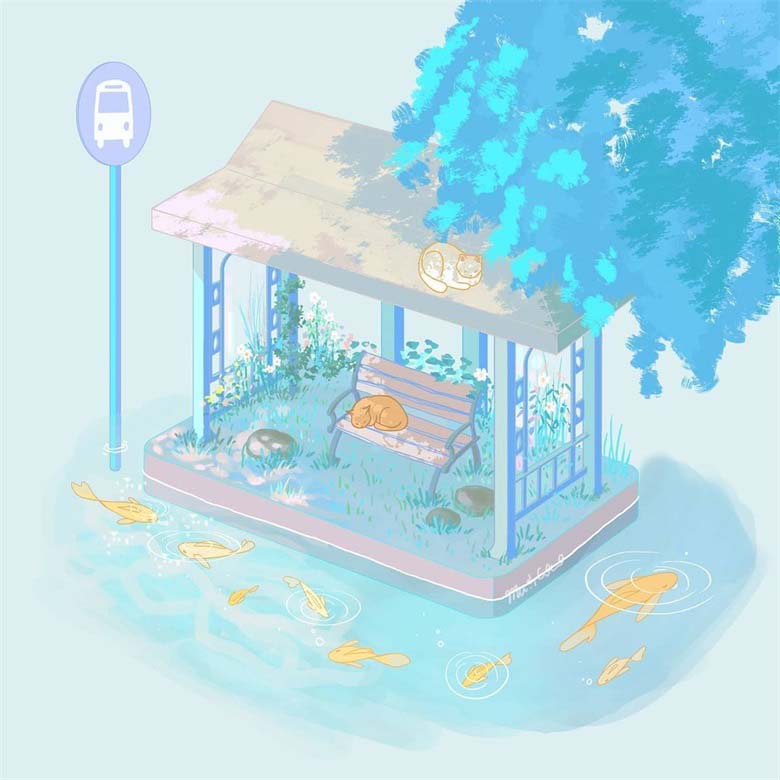 【画师推荐】漫画艺术家、创意插画师Mu.andcoco的作品欣赏