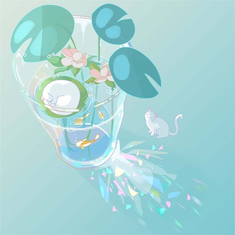 【画师推荐】漫画艺术家、创意插画师Mu.andcoco的作品欣赏