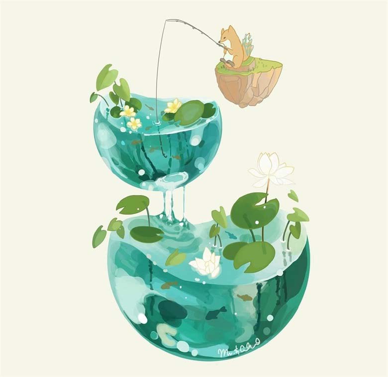 【画师推荐】漫画艺术家、创意插画师Mu.andcoco的作品欣赏