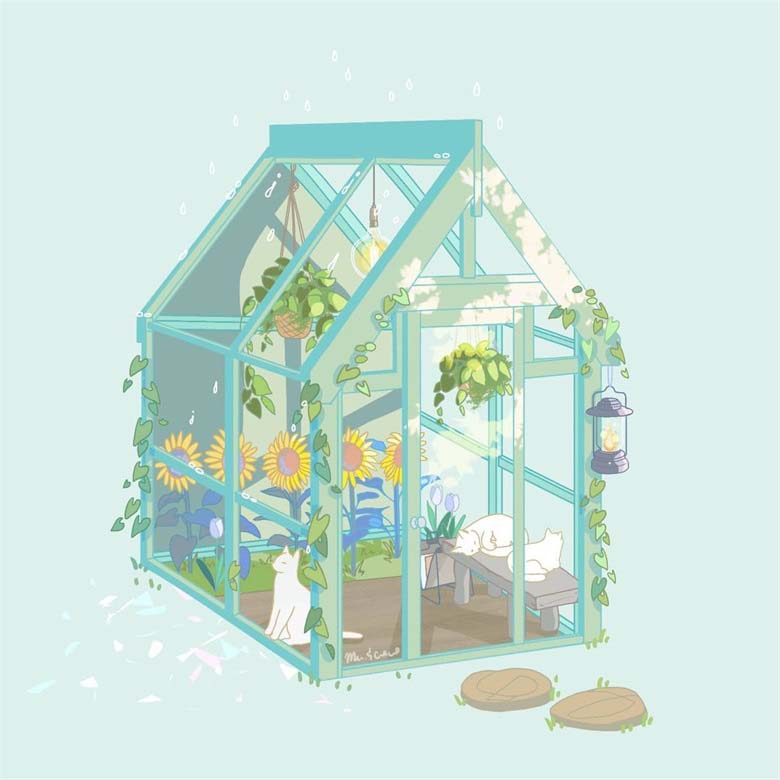 【画师推荐】漫画艺术家、创意插画师Mu.andcoco的作品欣赏