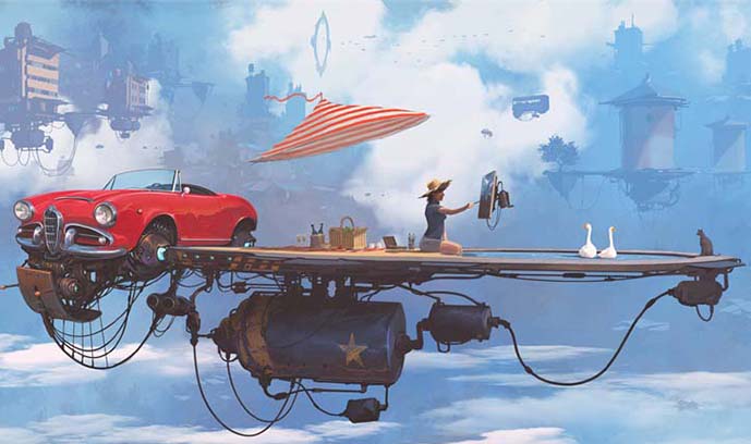 【画师推荐】阿根廷的创意插画师Alejandro Burdisio的作品欣赏